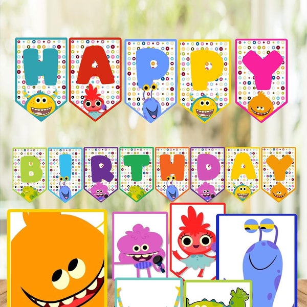 Instant Super Simple Song BANNER HAPPY BIRTHDAY, Digital