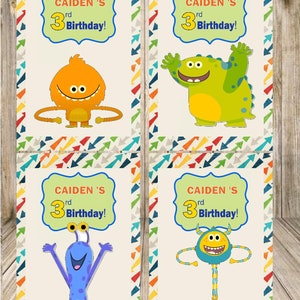 Custom Digital Caprisun label Super Simple song