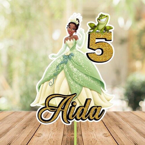 Printable PRINCESS TIANA Cake Topper Princess and the Frog - Etsy