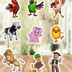 Bartolito, La granja de Zeon, La vaca Lola, Cupcake imprimible