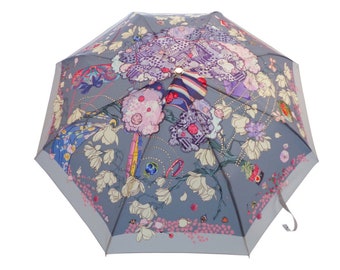 After Party Umbrella (unique design, automatic, three-folding, 27 cm length)