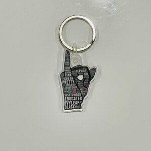Pretty Pinky Keychain