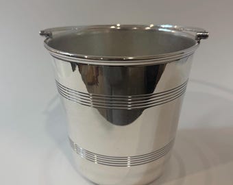 Vintage Hotel Style Mini Ice Bucket Made in England
