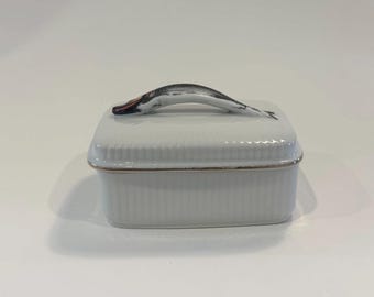 Antique Limoges Sardine Box by Bétoule & Legrand (Circa 1911-1924)