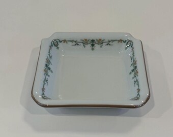 Vintage Ritz Paris Porcelain Ashtray, Floral Vide-Poche, Hotel Trinket Dish