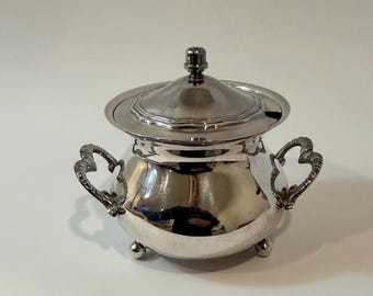 De Uberti Italy Silverplate Bowl with Lid