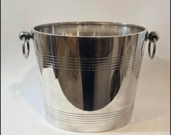 Vintage Christofle Silverplate Double Bottle Champagne Bucket