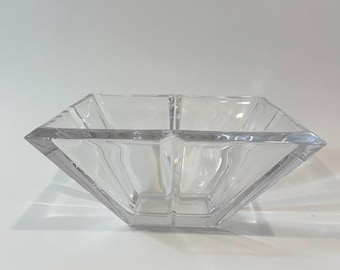 Rosenthal Germany Crystal Square Bowl | 8”