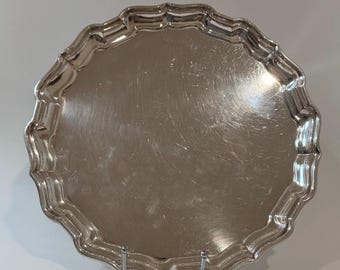 Vintage Birks Regency Silverplate Serving Tray 12"
