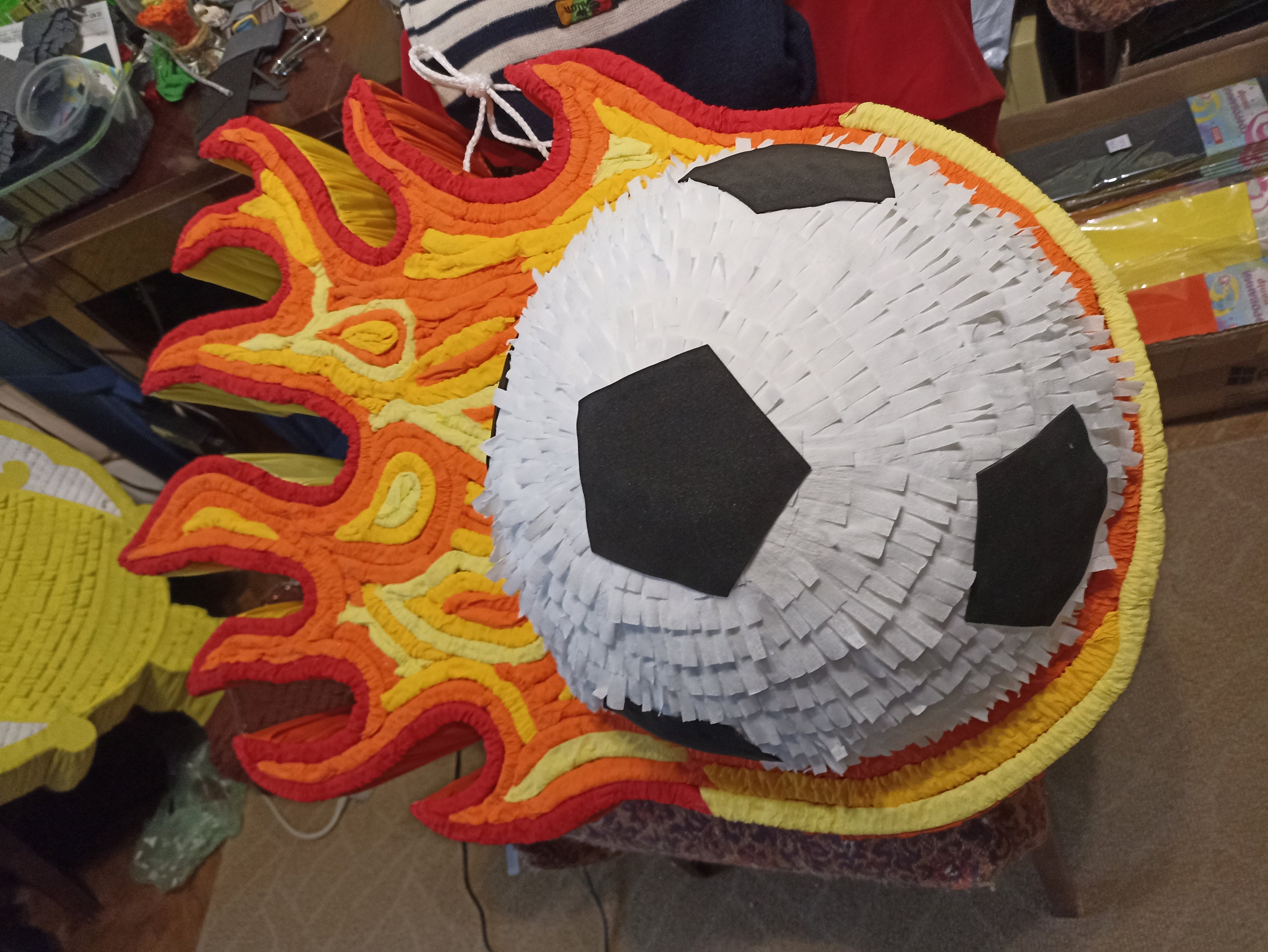 Piñata Football Décor Fête – Décoration Anniversaire Sport Thème Ballon Pour Enfants