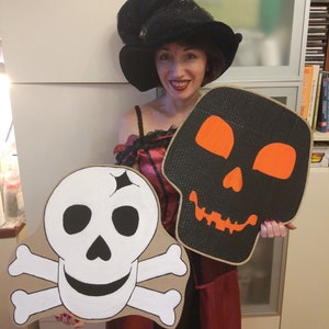 Halloween photo booth prop, Photo op, Photo cutout, Face in a hole, Halloween party photo décor, Photo booth prop, Not so scary party