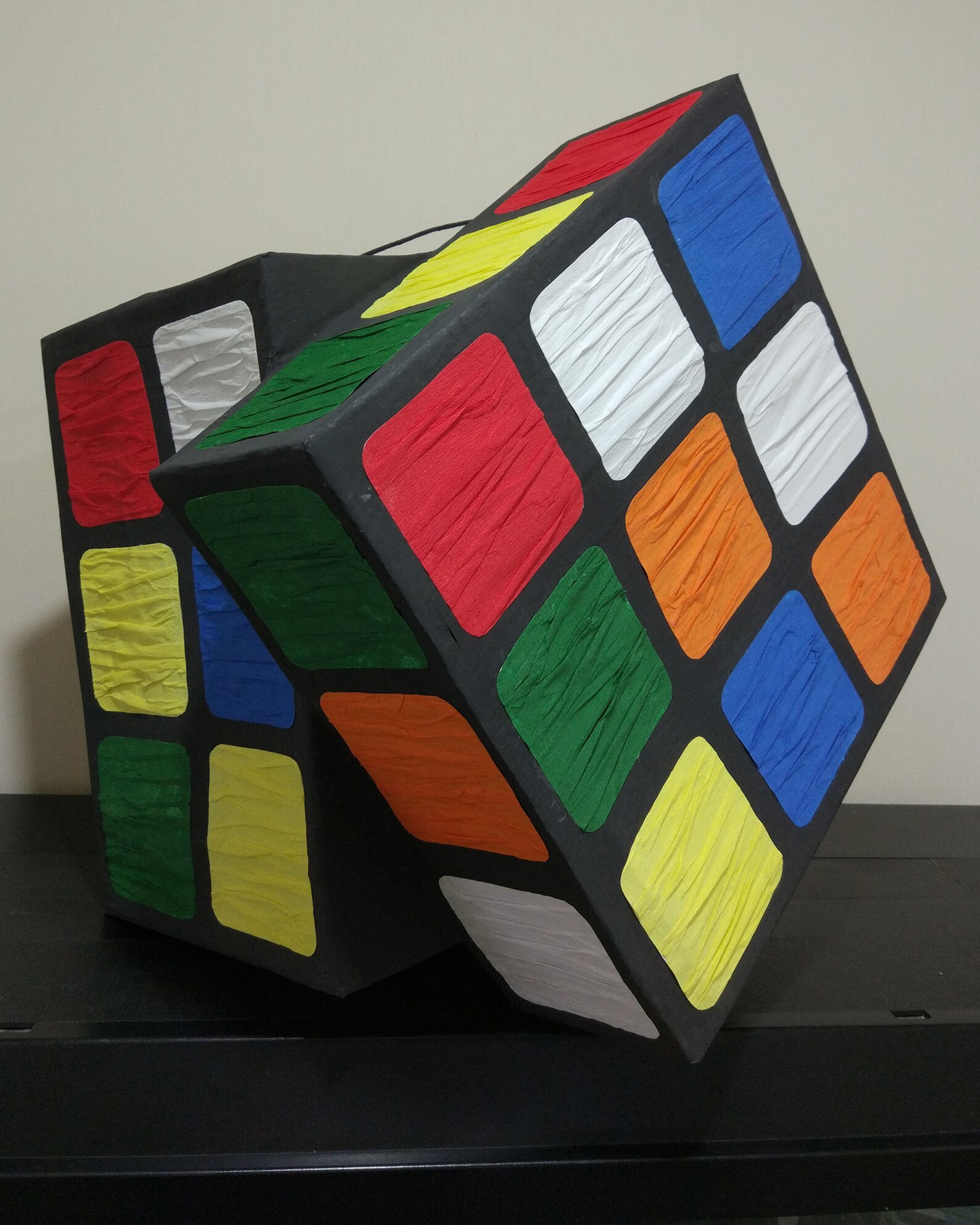 Rubiks Cube Pinata for Boys Party, Rubiks Cube Kids Party Pinata