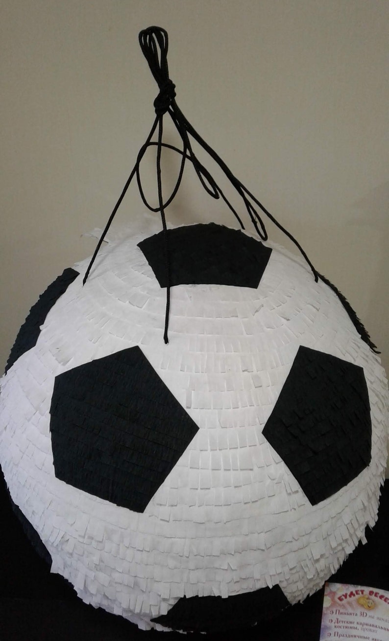 Soccer Ball Pinata for Boy Football Game Party Sports Etsy