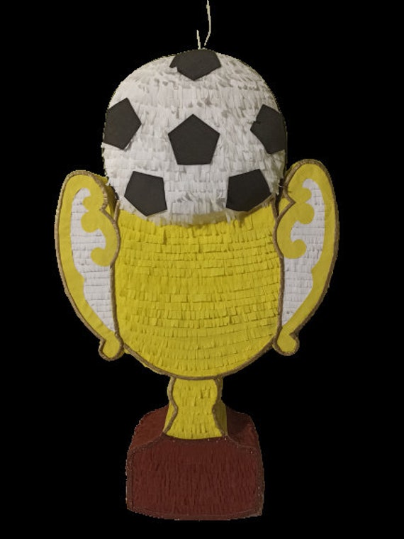Soccer Trofeo Pinata for Boy, Football Game Party, Sports Birthday
