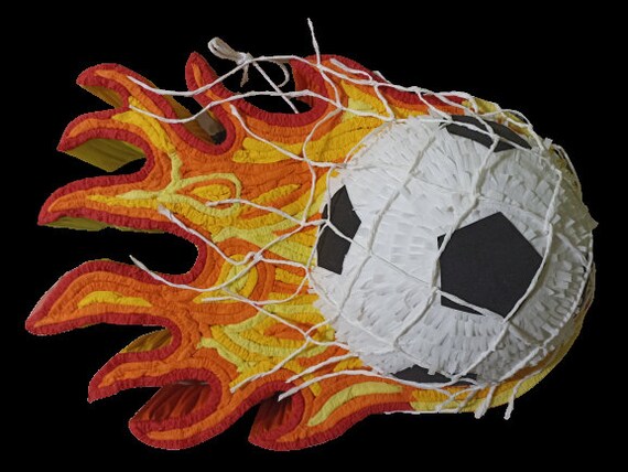 Piñata De Football En Papier - Décoration D'anniversaire Sportive à Casser, 20x20x20 Cm - Pour Fête D'enfant Ou Adulte