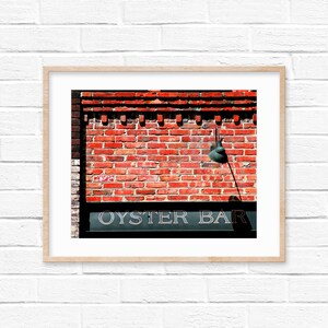 Oyster Bar Sign Alexandria Virginia Architecture Photography Digital Print