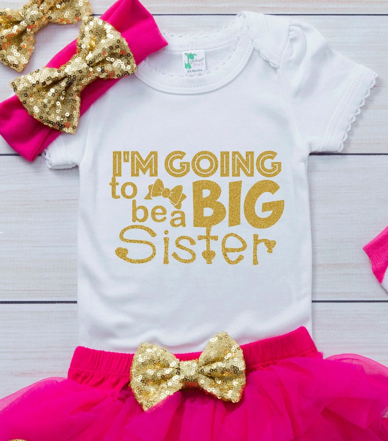 Pregnancy Reveal Shirt New Big Sister Big Sister Announcement Shirt I/'m Going to be a BIG Sister Big Sister Shirt Big Sister Gift