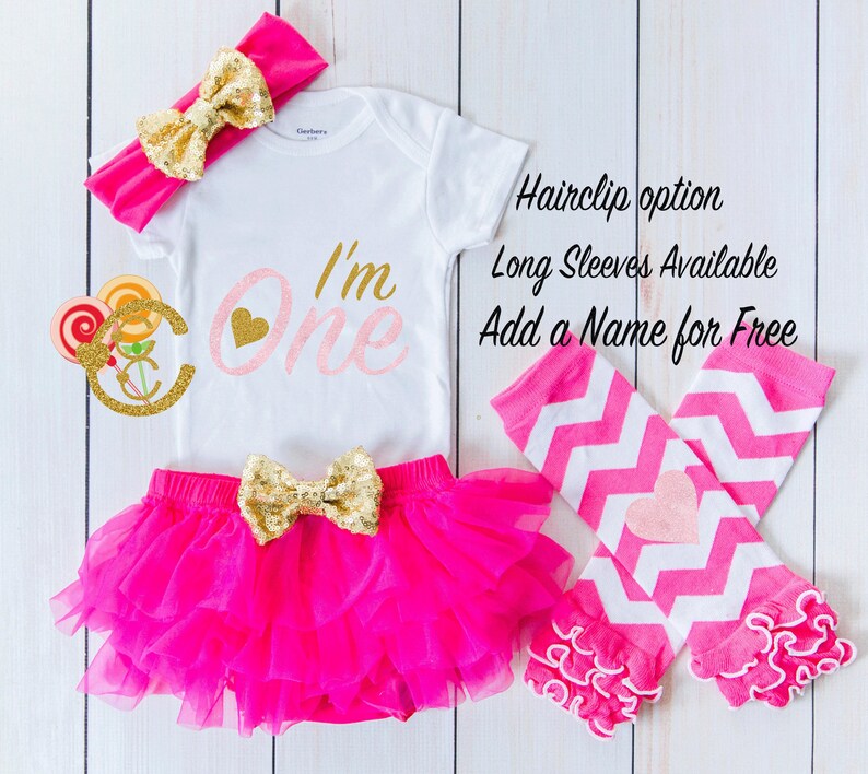 baby girl one birthday outfit