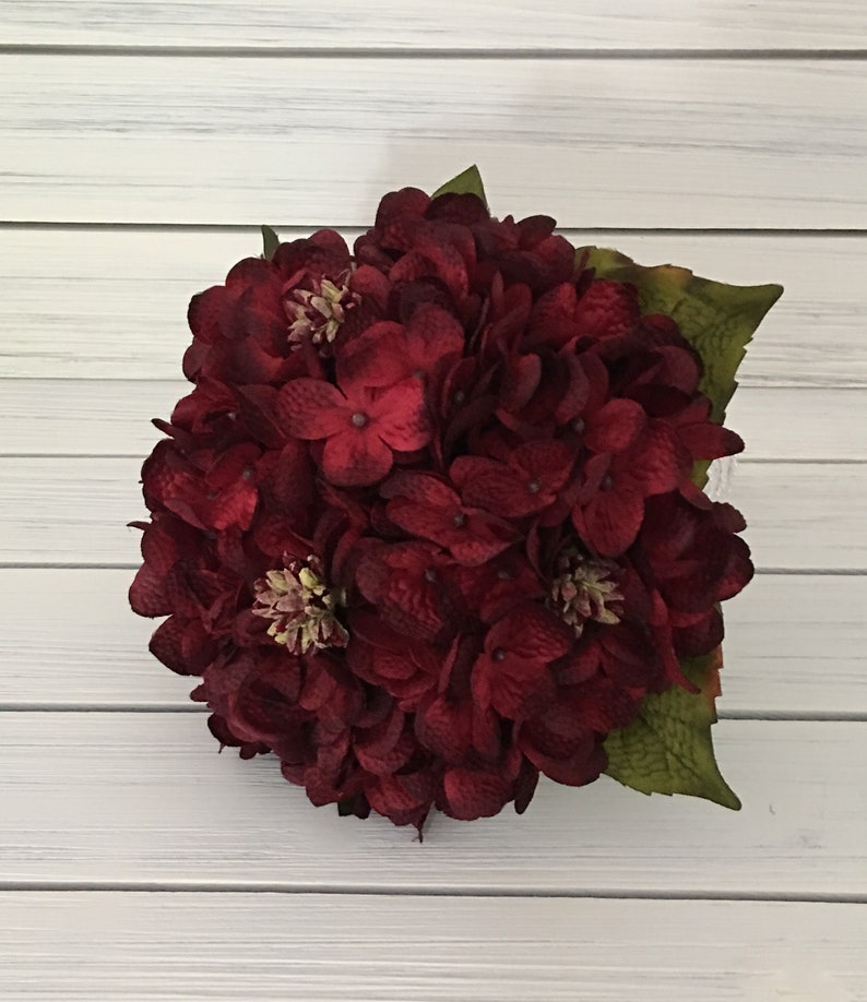 Wine Flower Bouquet, Bride Bouquet Fall Wedding Bouquet Silk Flower Bouquet Bridesmaid Bouquet Burgundy Bouquet Deep Red Bouquet