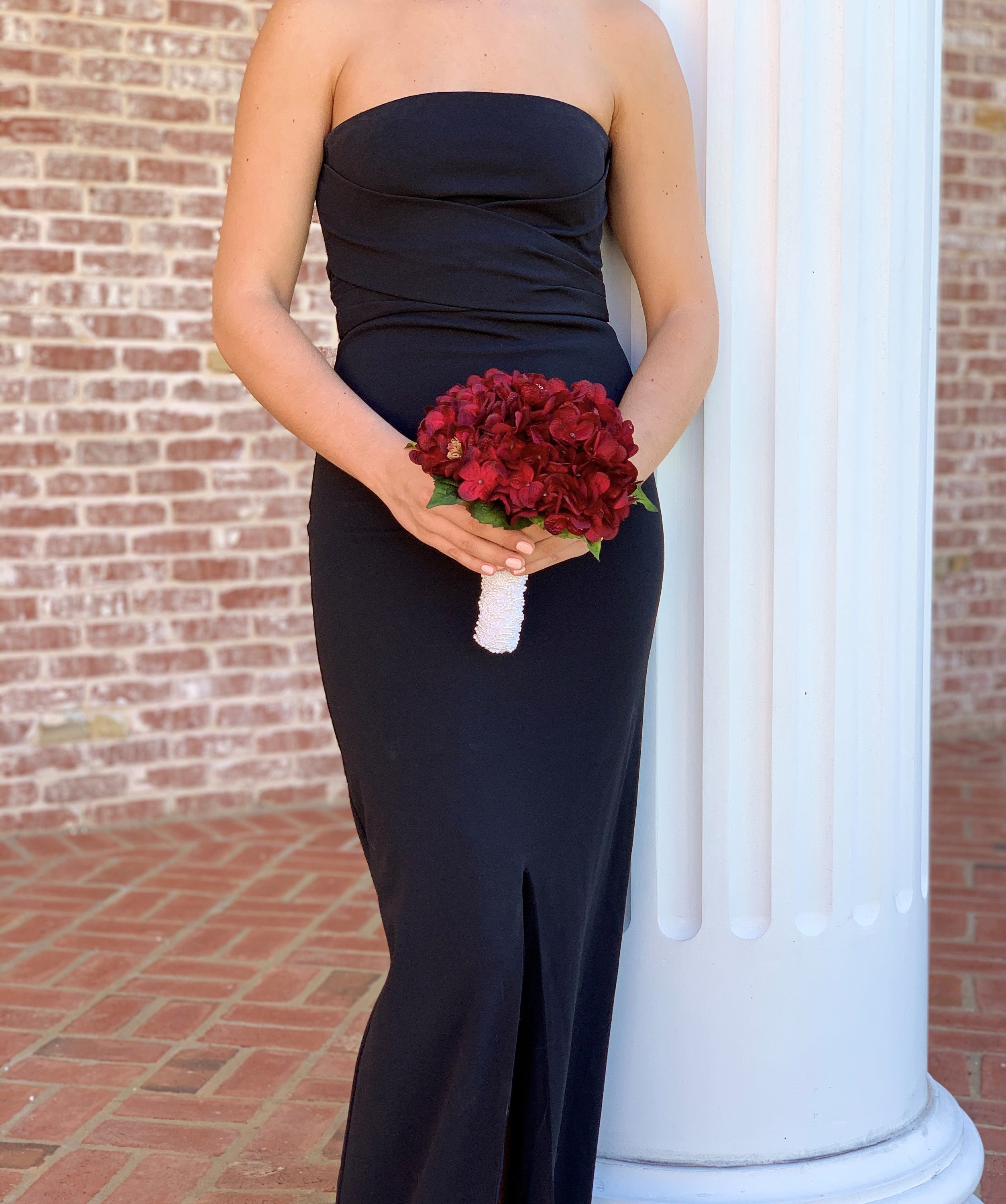 homecoming flowers for black dress I hope this helps all the mommas (and the occasional dad) to feel confident when youre asked to make your daughters prom or bridal bouquet. The same technique can be used for bridesmaids bouquets,