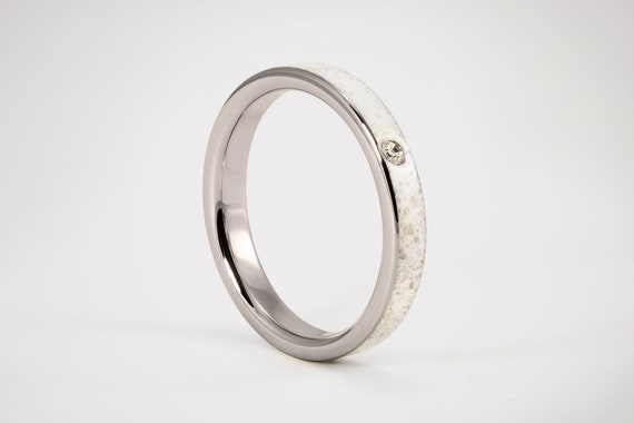 Bridal Wedding Bands Fancy Bands SS 8mm Brushed Fancy Band Size 10 Size 12