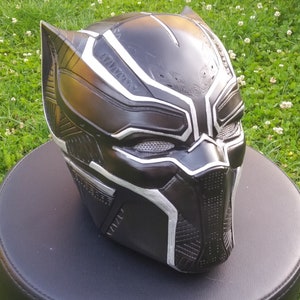 Black Panther Helmet Wearable & Finished 1/1 Life Size Replica Civil War (Read Description for LED Lights Option)