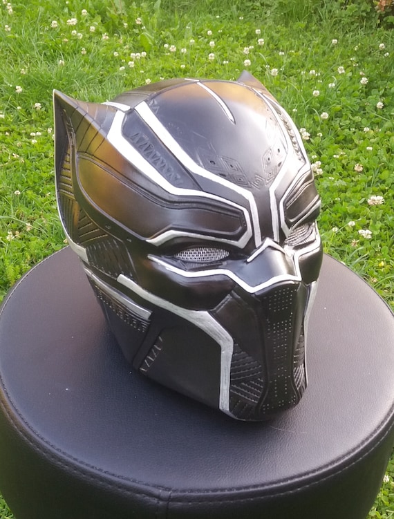 Casco Black Panther Wearable y acabado 1/1 Life Size Replica - Etsy España