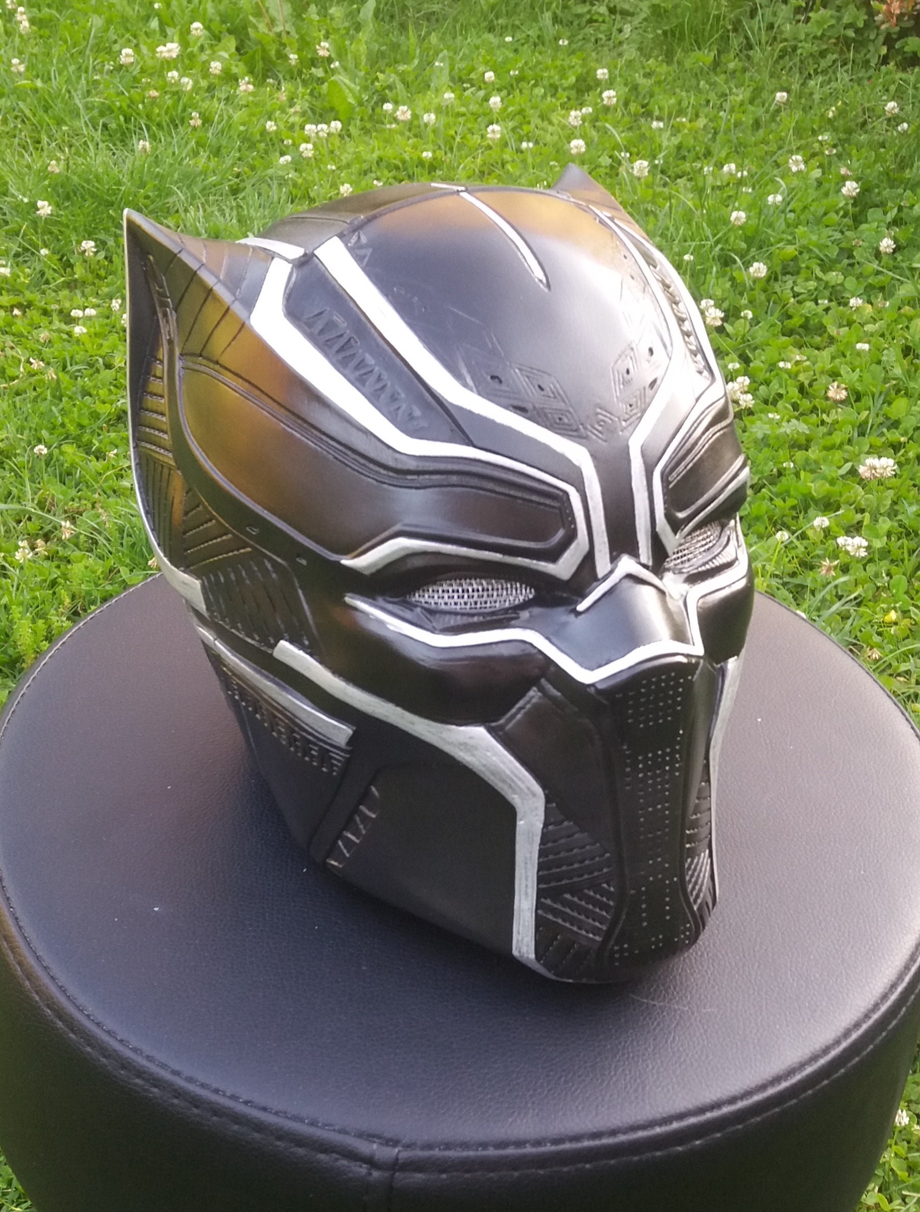 Repaste Vie pop Black Panther Helmet Wearable & Finished 1/1 Life Size Replica - Etsy