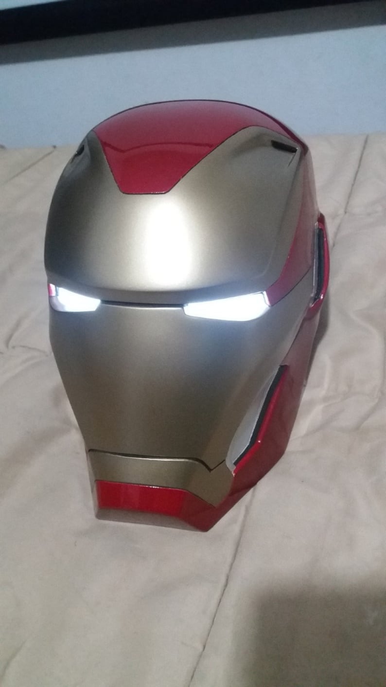 Iron Man Helmet Mark 50 Life Size 1/1 Replica Not Painted. - Etsy