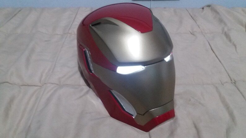 Iron Man Mark 50 Helmet fully painted & Wearable With LED | Etsy