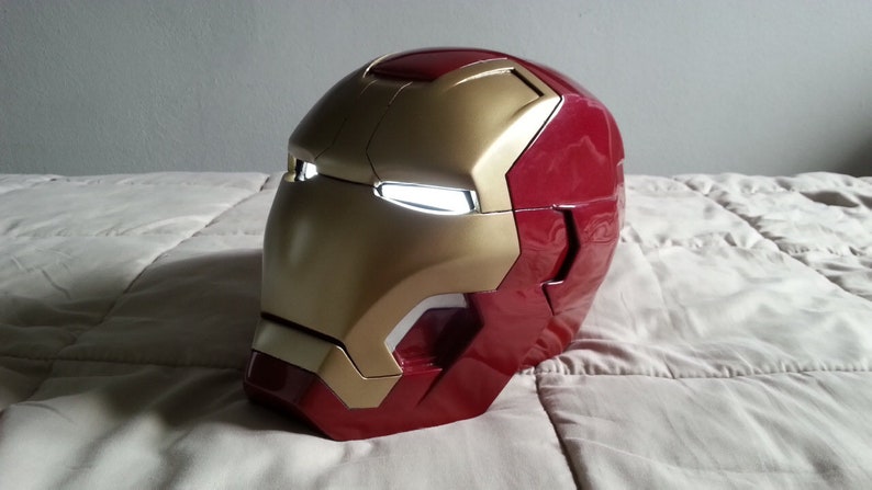 Iron Man Helmet Mark 42 43 Wearable And Fully Painted With Led Etsy Iron Man Helmet Mark 42 43 Wearable And Fully Painted With Led Etsy