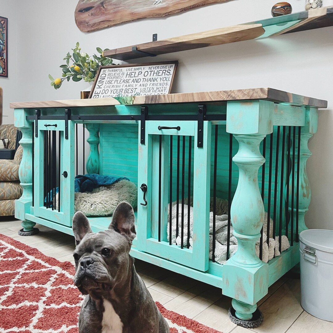 BEST Easy Lock Dog Kennel_top of Dog Kennel Artisan/ Custom Farmhouse