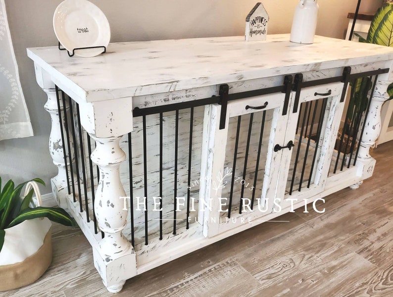 BEST Custom Dog Kennel FREE SHIPPING Farmhouse Dog Crate Etsy