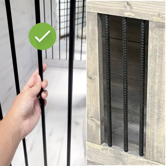 Dog Kennel Metal Hardwares Metal Bar Diy Dog Crates Metal Etsy