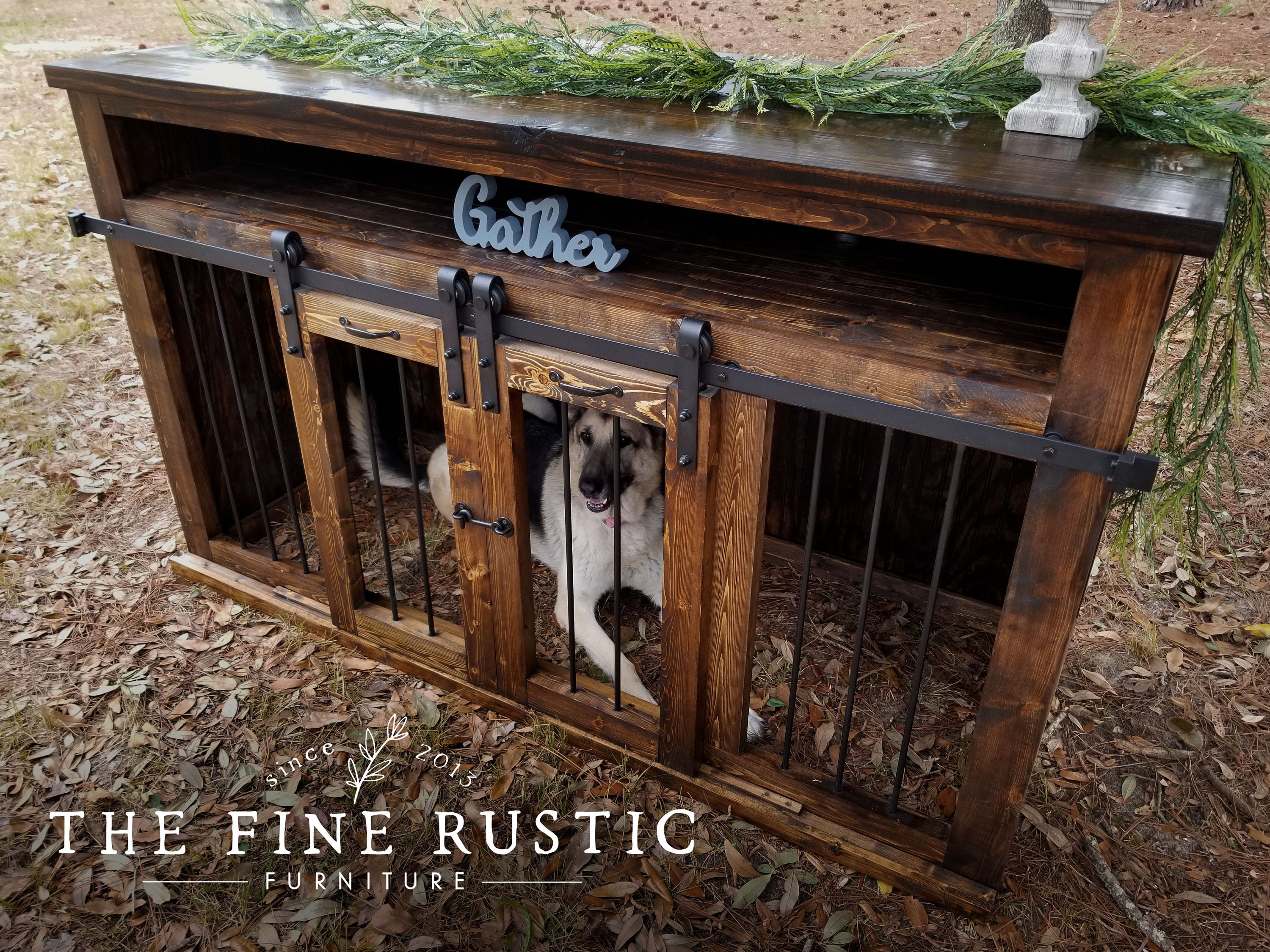 BEST Easy Lock Kennel. Custom Large Double Dog kennel/Double Etsy