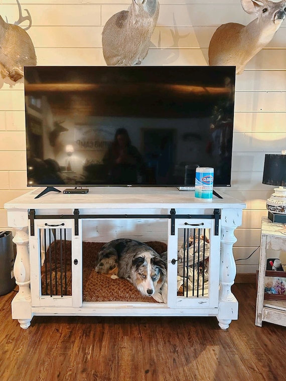 Rustic Farmhouse Dog Crate