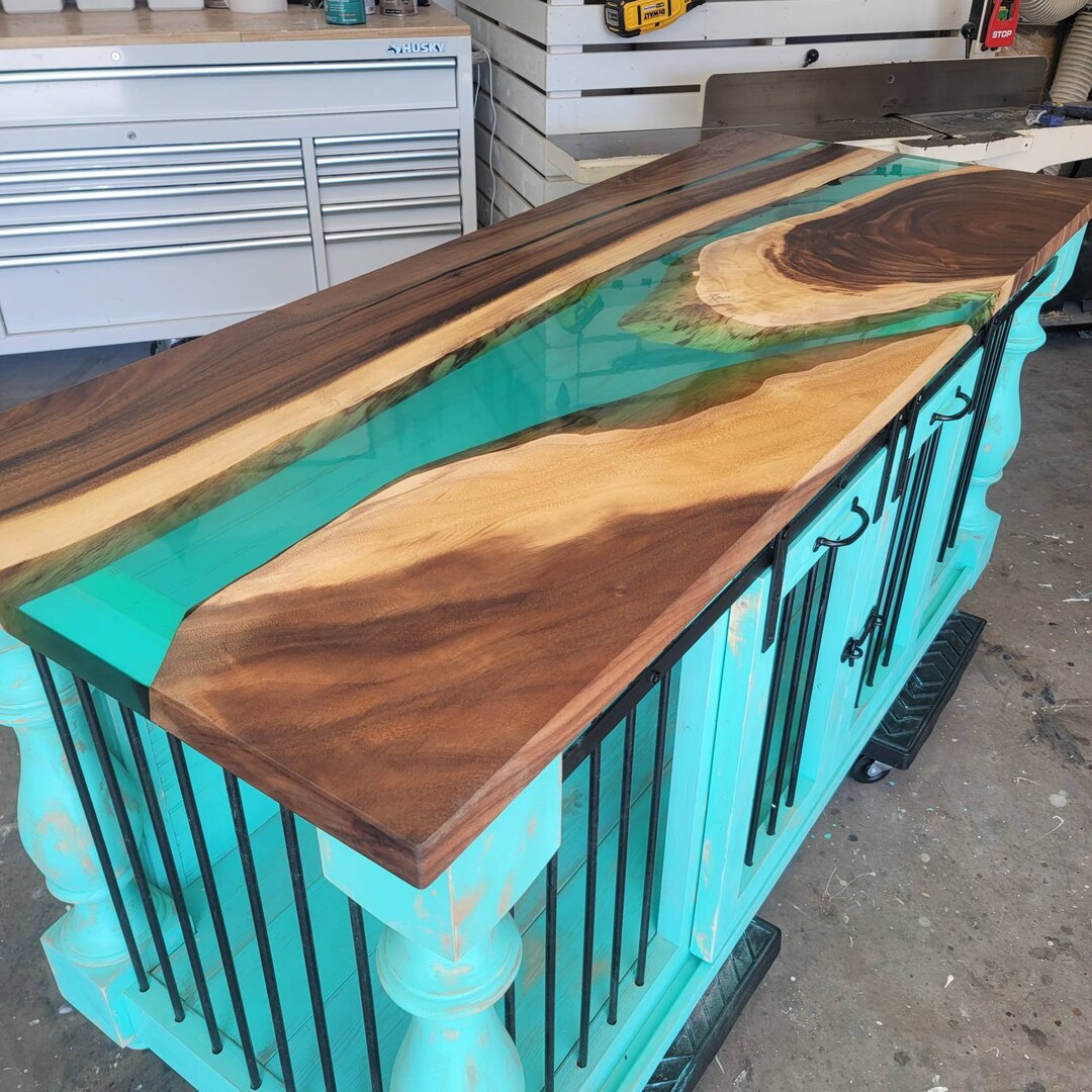 BEST Easy Lock Kennel Custom Dog Crate_epoxy Resin Tabletop_ Etsy