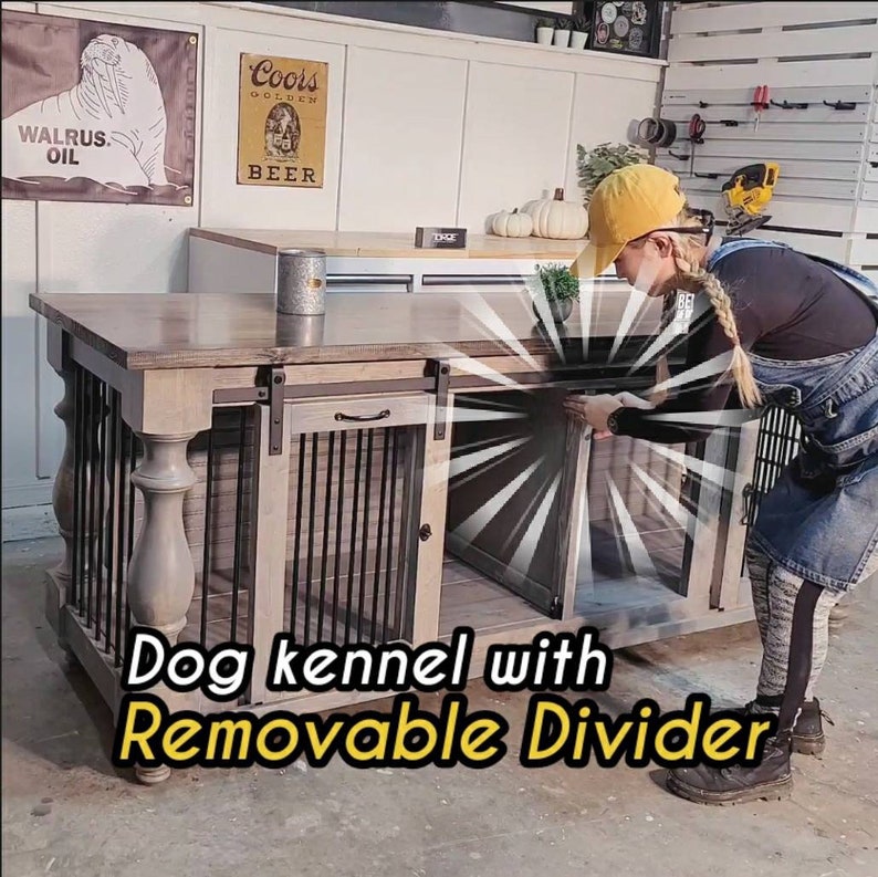 BEST Custom Dog Kennel FREE SHIPPING Farmhouse Dog Crate Etsy