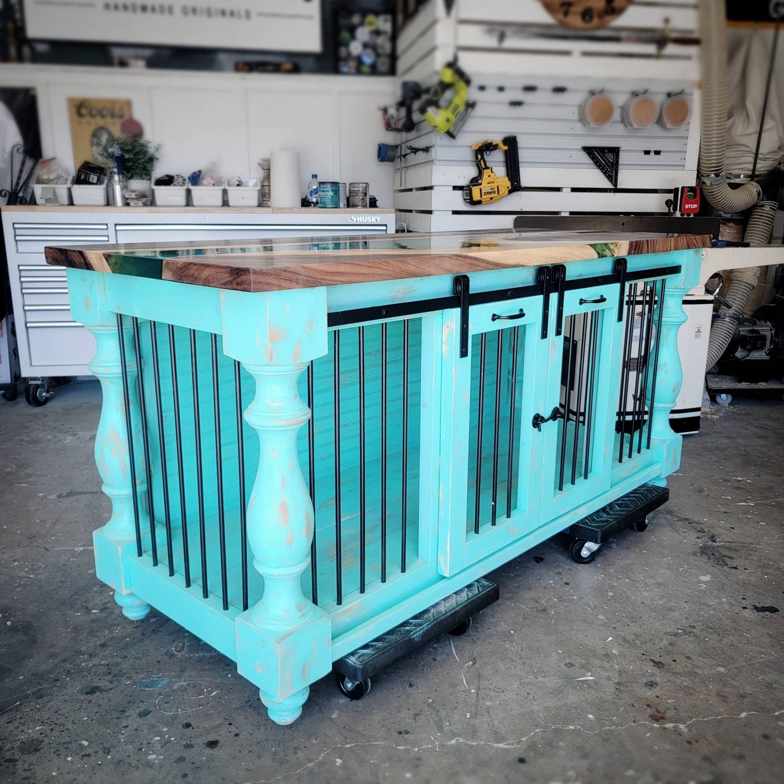 BEST Easy Lock Dog Kennel_top of Dog Kennel Artisan/ Custom Etsy