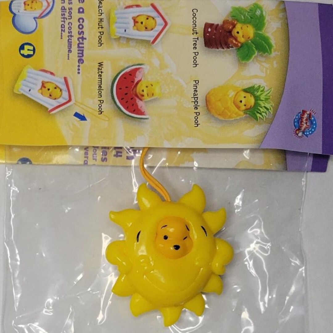 パーツ pooh_pooh15aiko Winnie the Pooh Peek A Pooh Figure Collection #14 Summer Splash