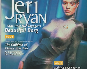 Star Trek Communicator Numero 115 Rivista di febbraio/marzo 1998 - Jeri Ryan - sette di nove - Star Trek Voyager - 7 di 9 - Borg