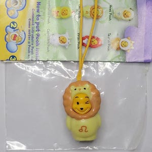 Kubuś Puchatek Peek A Pooh Figure Collection #11 Seria Zodiaku Lew Z Ulotką Astrologia Horoskop Tomy Yujin Disney Brelok Wiszący Zabawka