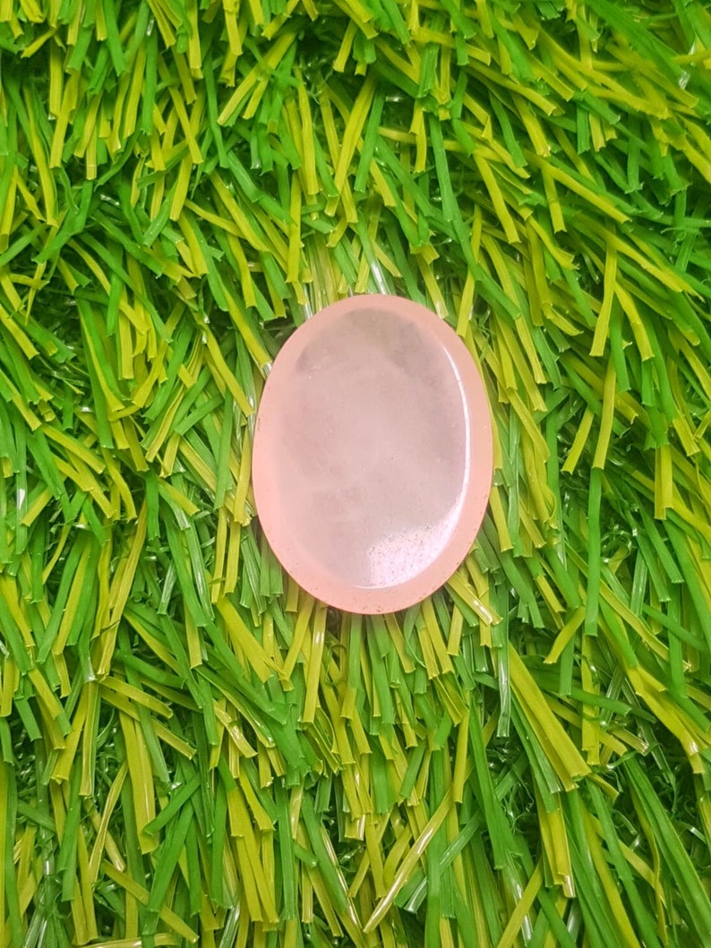 AAA Quality C3751 Rose Quartz Cabochons Natural Rose Quartz Oval Shape Smooth Cabochon 28x20.5x8.5 MM Size Loose Gemstone