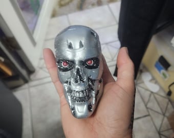 Terminator skull shift knob.