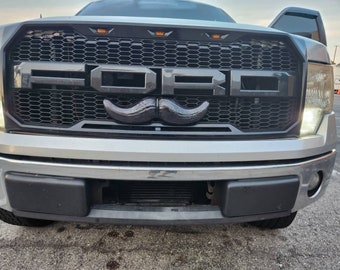 Car or truck mustache. Give your ride a dapper look.