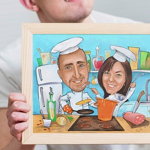 Custom Caricature Gift - The Perfect Personalized Gift For Him