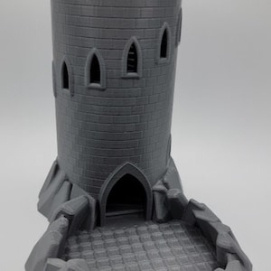 Castle Dice Tower w/tray
