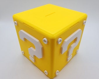 Mario Mystery Block Piggy Bank