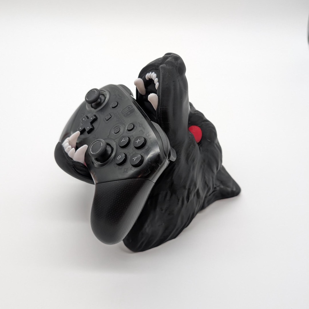 3D Printed Wolf Head Controller Holder - Etsy