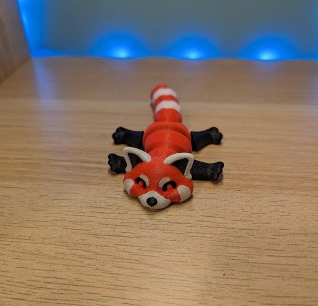 Articulated Red Panda Toy 3D Printed - Etsy